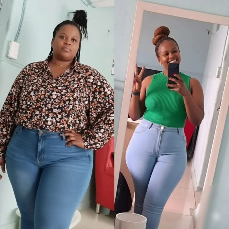 Cliente 2 antes e depois